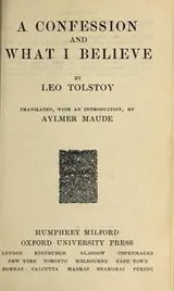 Cover of A confession and What I believe