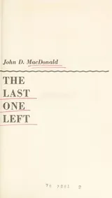 Cover of The last one left