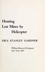 Cover of Hunting lost mines by helicopter