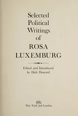 Cover of Selected writings of Rosa Luxemburg