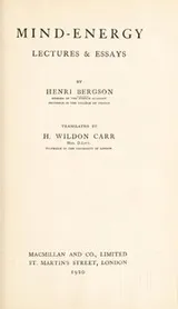 Cover of Mind-energy