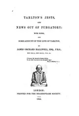 Cover of Tarlton's Jests and News Out of Purgatory