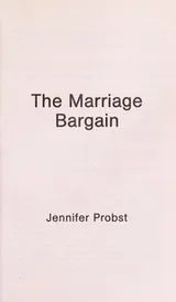 Cover of The Marriage Bargain