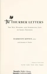 Cover of The Thurber letters