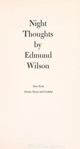 Cover of Night thoughts