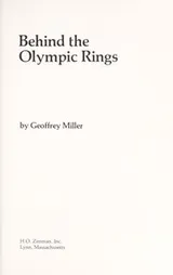 Cover of Behind the Olympic rings