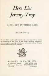 Cover of Here lies Jeremy Troy