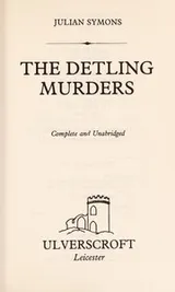 Cover of The Detling murders