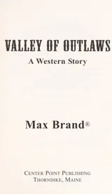 Cover of Valley of outlaws