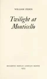 Cover of Twilight at Monticello