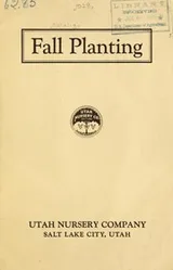 Cover of Fall planting