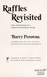 Cover of Raffles revisited; new adventures of a famous gentleman crook