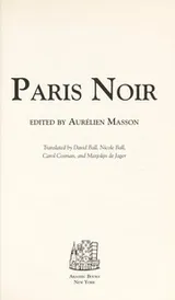 Cover of Paris noir