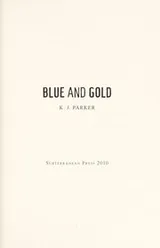Cover of Blue and gold