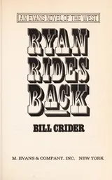 Cover of Ryan rides back