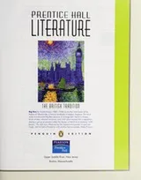 Cover of Prentice Hall Literature, The British Edition. Volume I