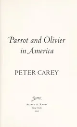 Cover of Parrot and Olivier in America