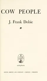 Cover of Cow people