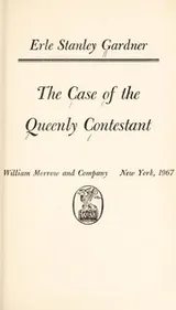 Cover of The case of the queenly contestant
