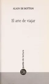 Cover of El arte de viajar