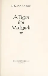 Cover of A tiger for Malgudi