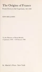 Cover of The Origins of France