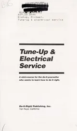 Cover of Tune-up & electrical service