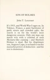 Cover of Son of Holmes
