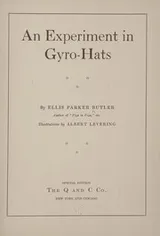 Cover of An experiment in gyro-hats