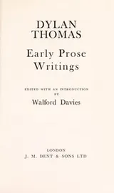 Cover of Early prose writings