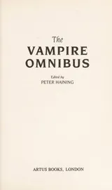 Cover of The vampire omnibus