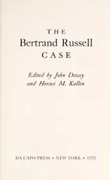 Cover of The Bertrand Russell case