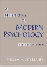 Cover of A history of modern psychology