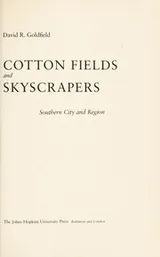 Cover of Cotton fields and skyscrapers