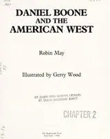 Cover of Daniel Boone and the American West