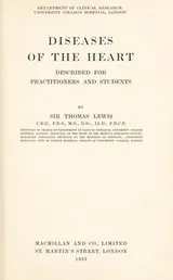 Cover of Diseases of the heart