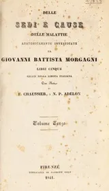 Cover of Delle sedi e cause delle malattie anatomicamente investigate ...