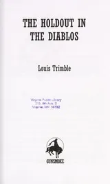 Cover of The holdout in the Diablos