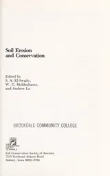 Cover of Soil erosion and conservation