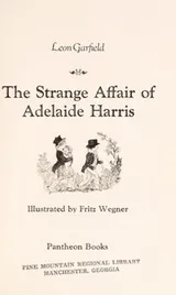 Cover of Strange affair of adelaide harris