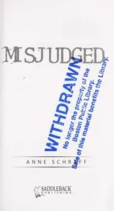 Cover of Misjudged (Urban Underground)