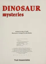 Cover of Dinosaur mysteries