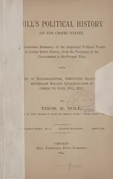 Cover of Hill's political history of the United States
