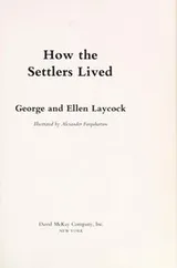 Cover of How the settlers lived