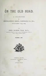 Cover of On the Old Road, Volume 1