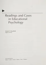 Cover of Readings and cases in educational psychology