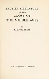 Cover of The Oxford history of English literature