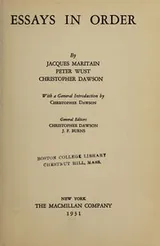 Cover of Essays in order