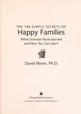 Cover of The 100 simple secrets of happy families
