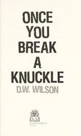 Cover of Once you break a knuckle